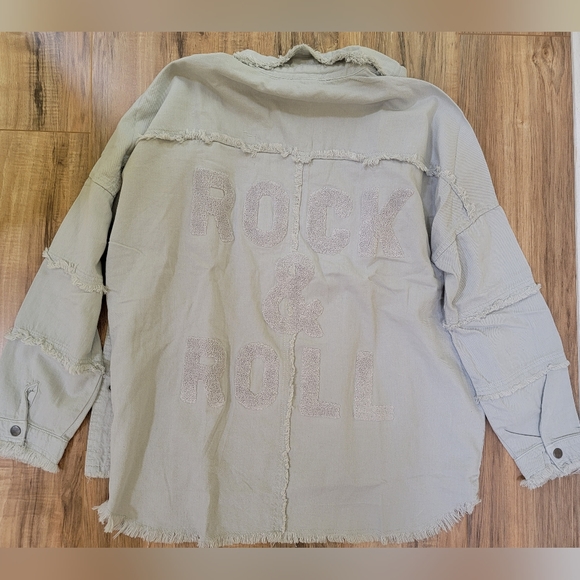 Elan Devan rock and roll jacket, grey, size S - Picture 1 of 8